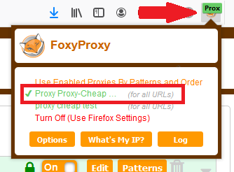 How to setup FoxyProxy with Residential proxies Proxy Cheap
