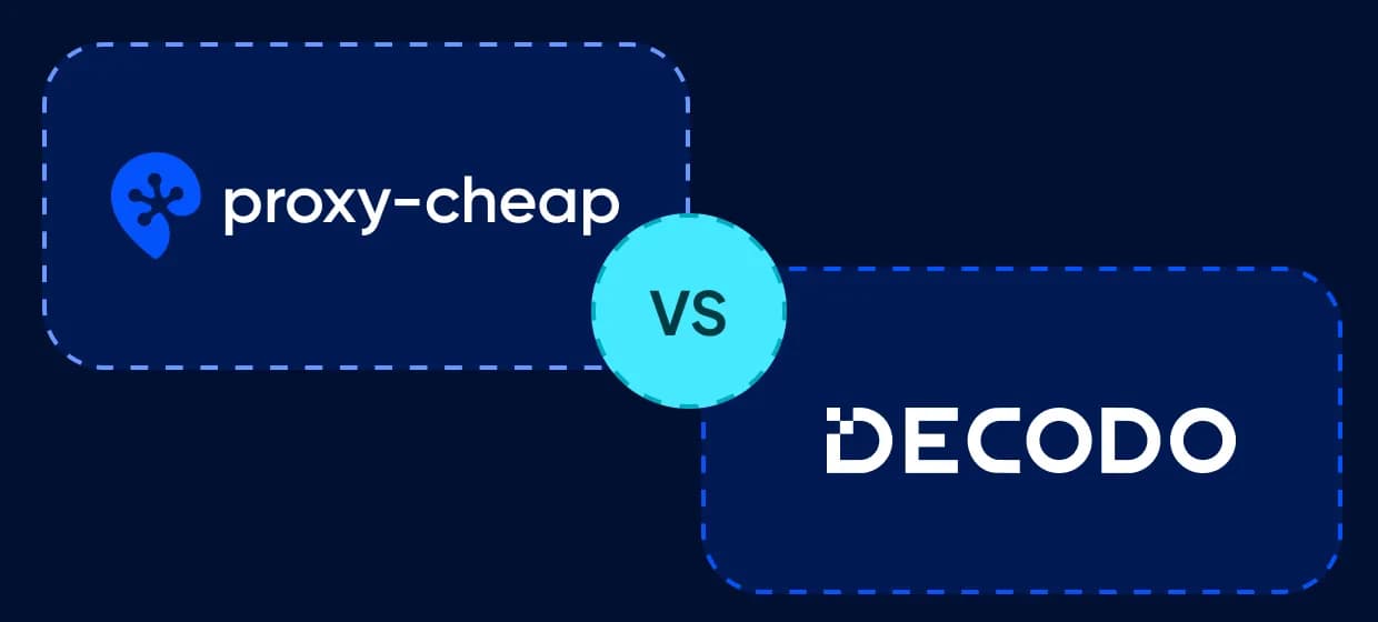 Proxy-Cheap vs Decodo - 2026 Comparison