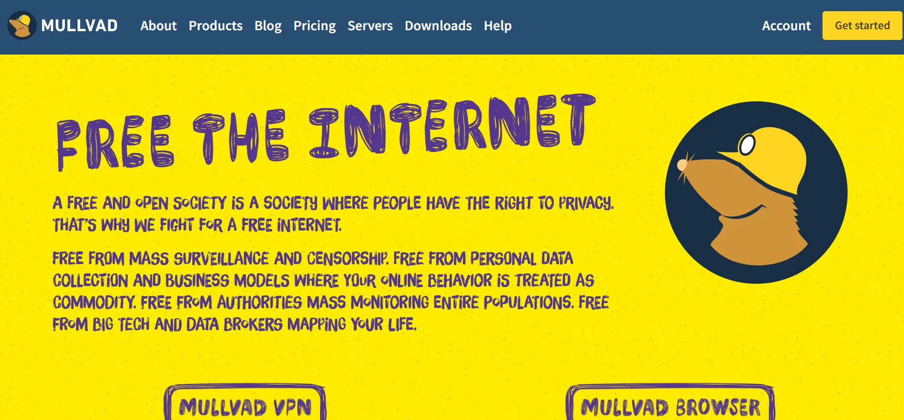 Mullvad VPN Homepage
