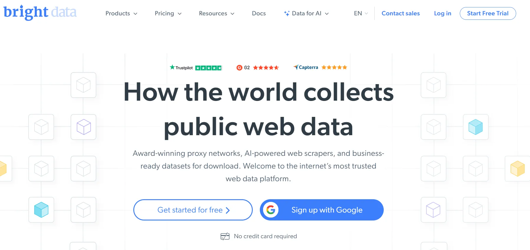 Bright Data Homepage
