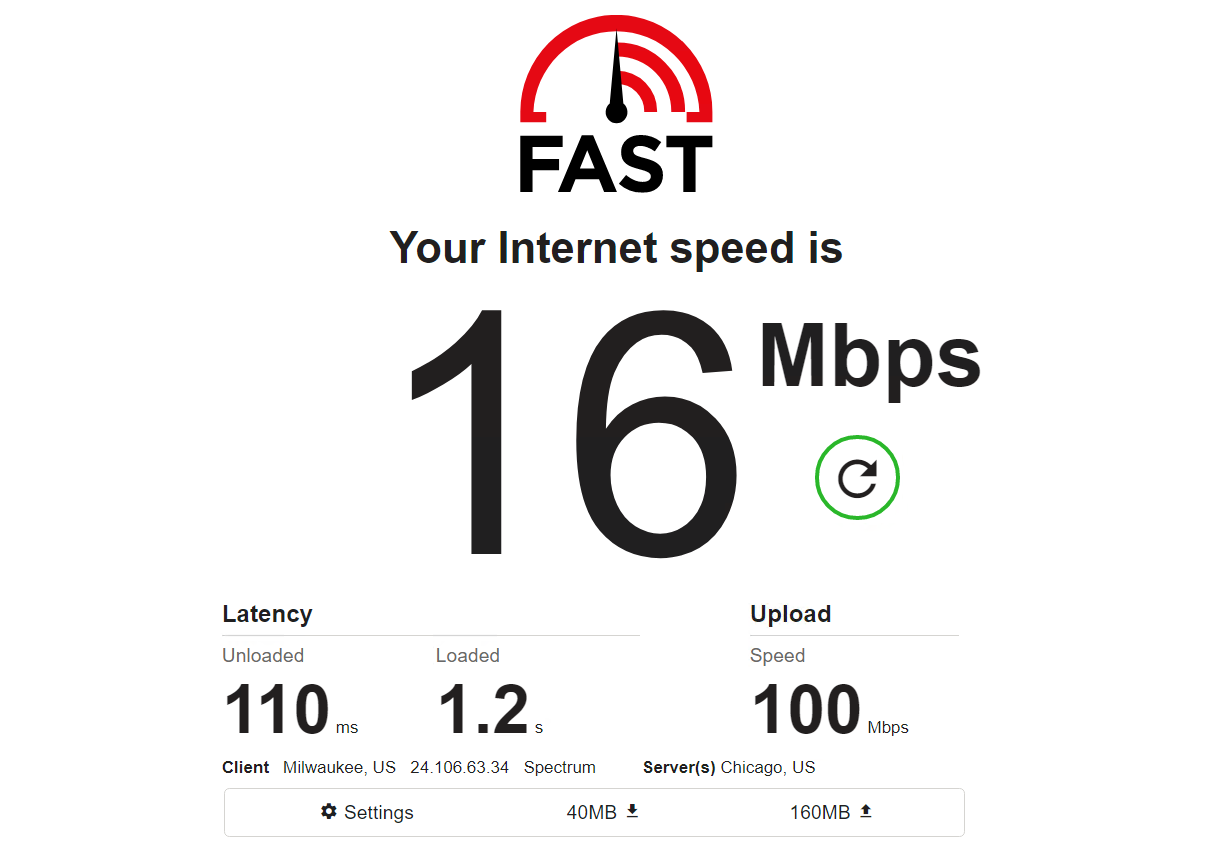 Proxy speed test - Residential proxies